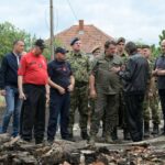 Министар одбране Братислав Гашић обишао пожаром захваћена места у околини Крушевца