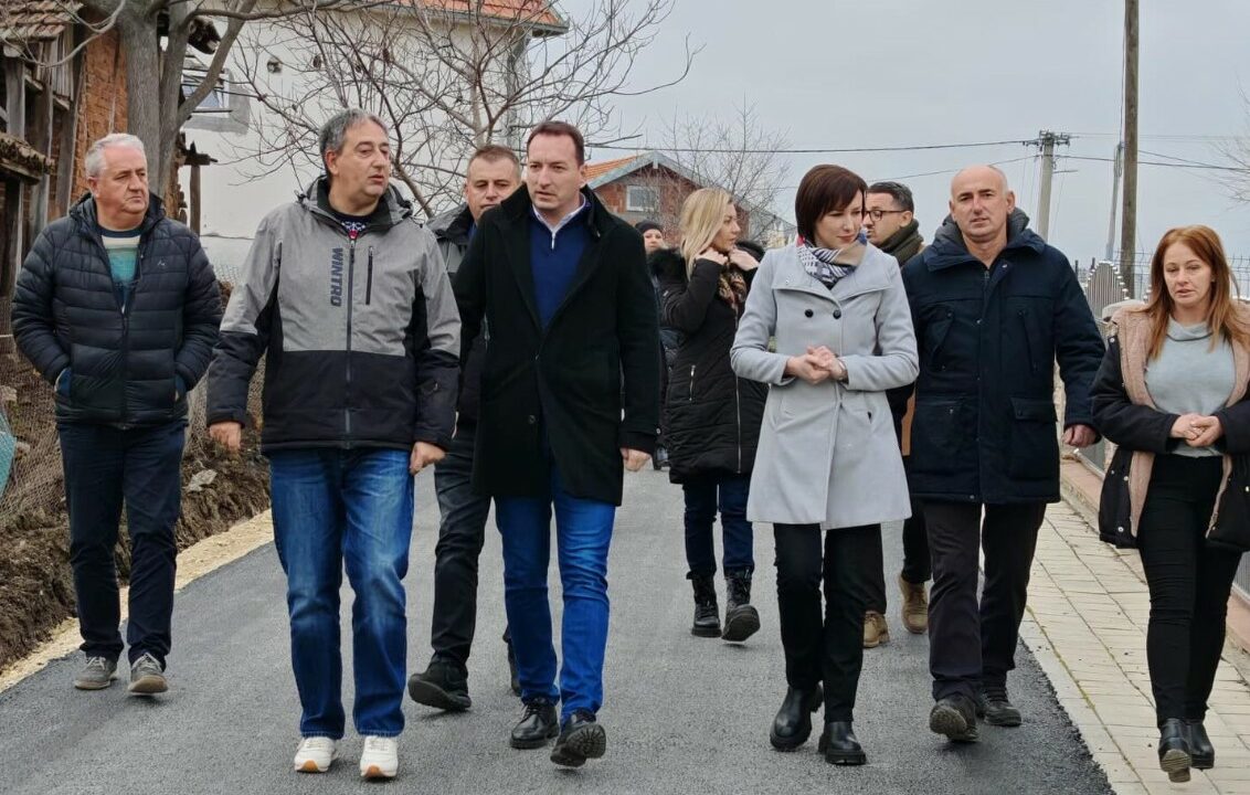 Асфалтирана деоница пута у Пољни дуга 600 метара