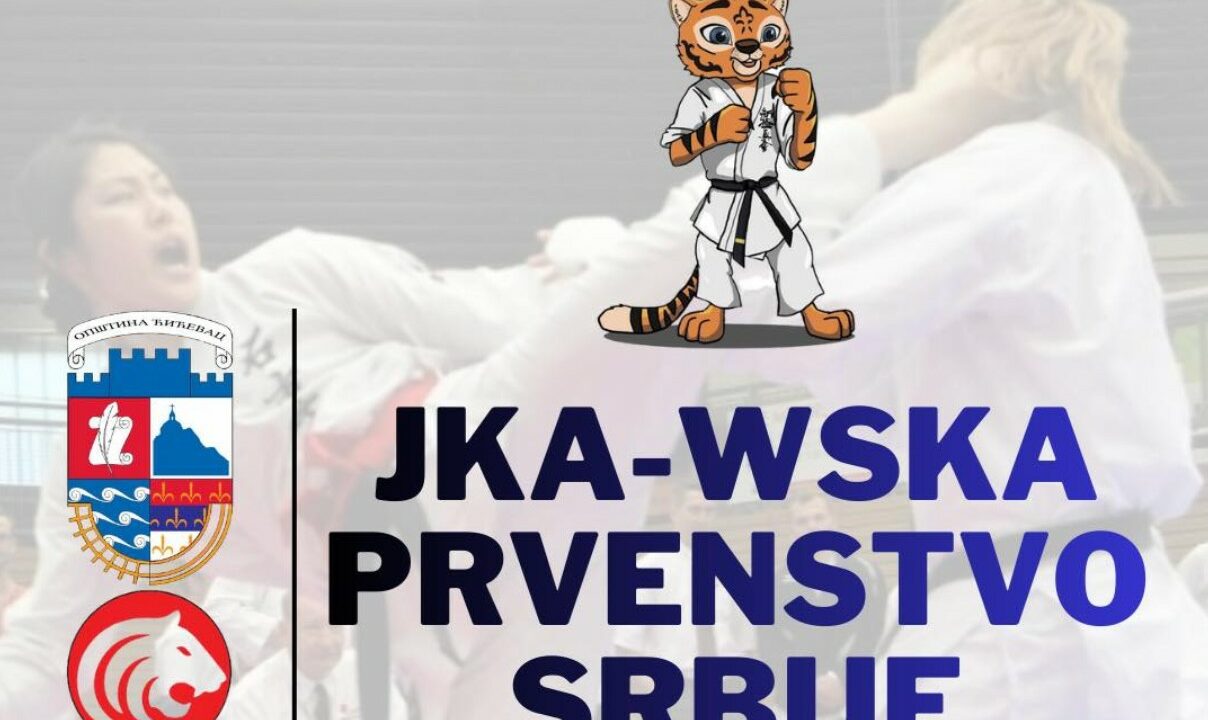 Ћићевац домаћин JKA-WSKA Првенства Србије 2025: Најбољи каратисти се окупљају 7. децембра