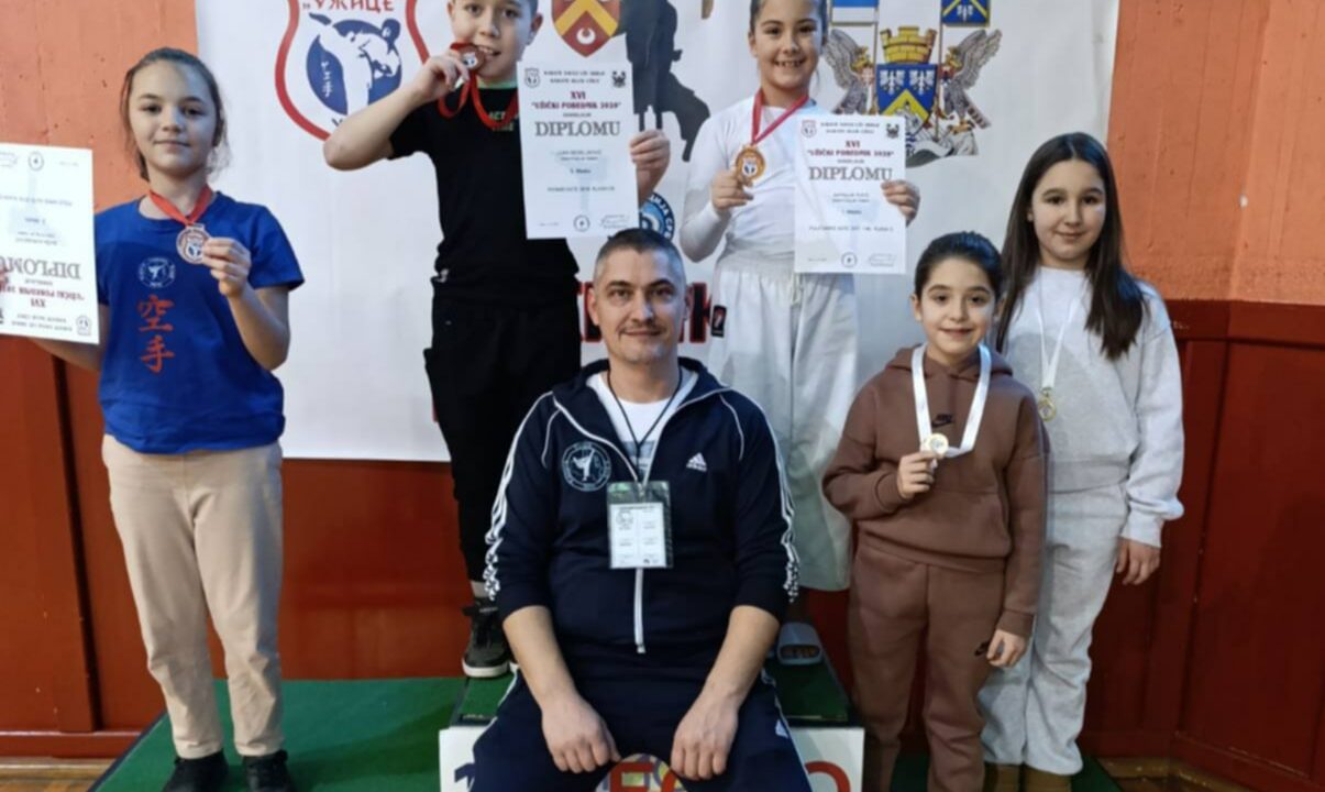 Три медаље за Карате клуб “Темнић” на традиционалном турниру у Ужицу