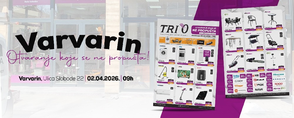 “ТРИ О” у Варварину: Специјалне акције и поклони за прве купце