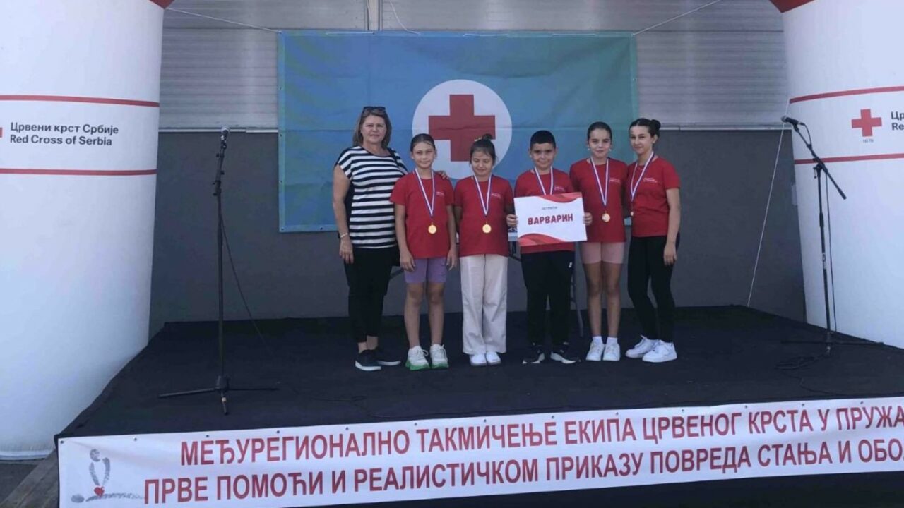 Међурегионално такмичење екипа Црвеног крста: Обрешки основци најбољи у Ваљеву
