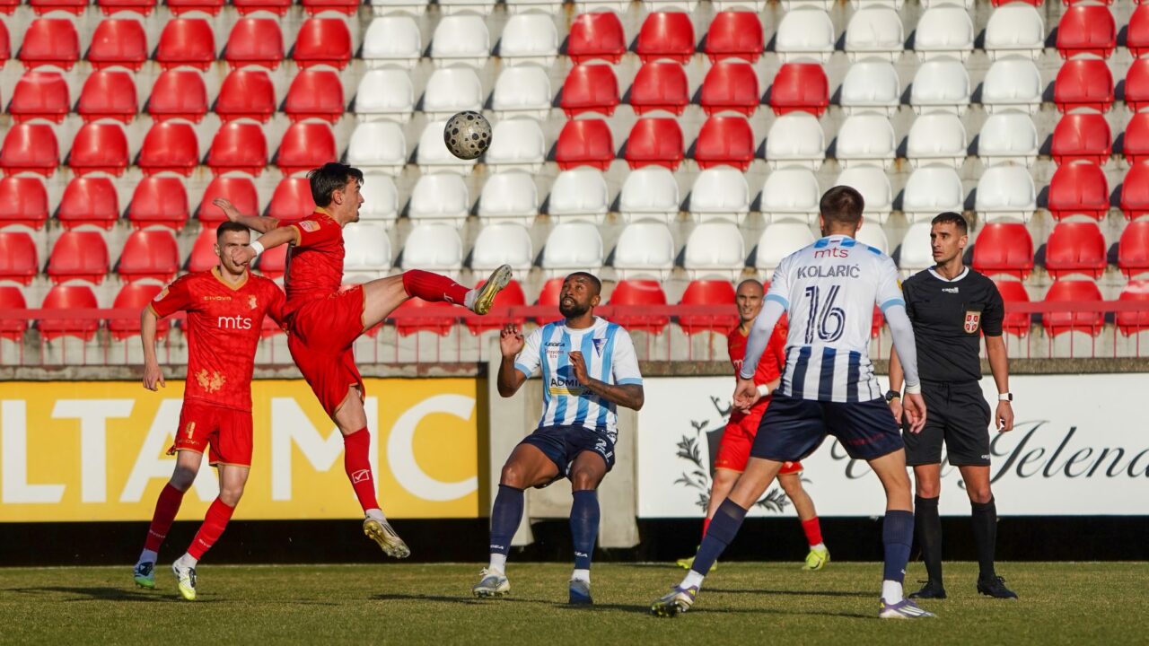 Напредак ремизирао са Спартаком у Крушевцу: Чарапани освојили бод у надокнади времена